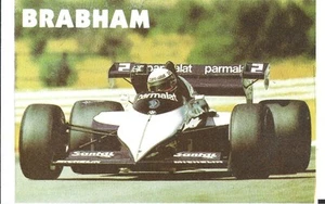 ⭕VTG Formula 1 BRABHAM pocket calendar 1985 F1 pilot CAR - Picture 1 of 2
