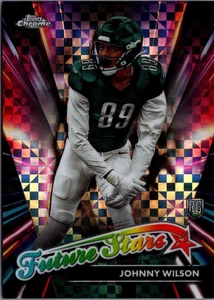2024 Topps Chrome Future Stars Xfractors #FS22 Johnny Wilson Philadelphia Eagles - Picture 1 of 2