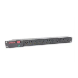 Maruson PDU-R1512PS PDU 12 Outlets 1U 5-15P 1050J Surge Protected - Picture 1 of 1
