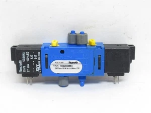 241644 New-No Box; Rexroth R432008664 Air Solenoid Valve; 115PSI; 110V - Picture 1 of 6