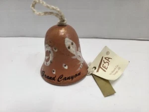 Campana Grand Canyon dipinta a mano Tesa By Mack Co Tempe Az prodotto del geco messicano - Foto 1 di 10