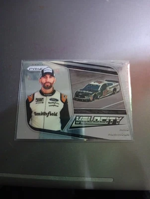 2020 Panini Prizm - Velocity Aric Almirola #77 - Image 1 of 2