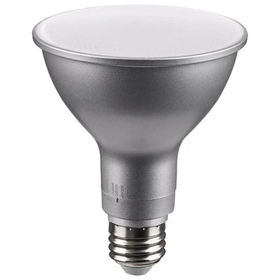 11 Watt PAR30LN LED - Medium Base - Silver Finish - CCT Selectable - 120 Volt - - Image 1 of 4