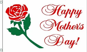 HAPPY MOTHERS DAY FLAGGE 3 X 2 Fuß 90 cm x 60 cm FAHNEN - Bild 1 von 1