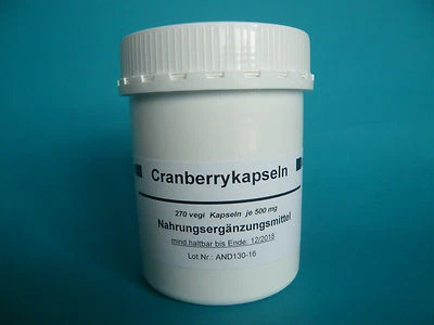Cranberrykapseln Cranberry 270 vegi Kapseln Cranberries