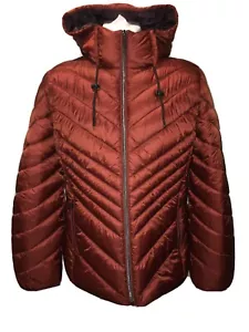 Michael Kors Jacket Orange Mustard Gold Coat Hood RRP £199 Brand New Designer L - Picture 1 of 12