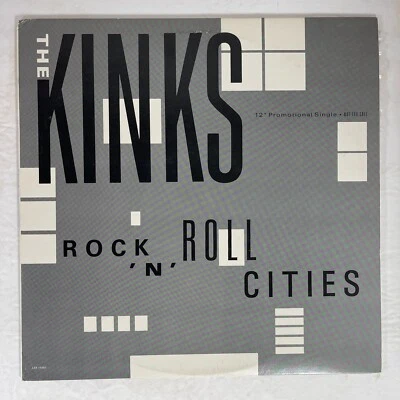 The Kinks – Rock 'N' Roll Cities 12" Vinyl 1986 MCA Records Promo - Image 1 of 3