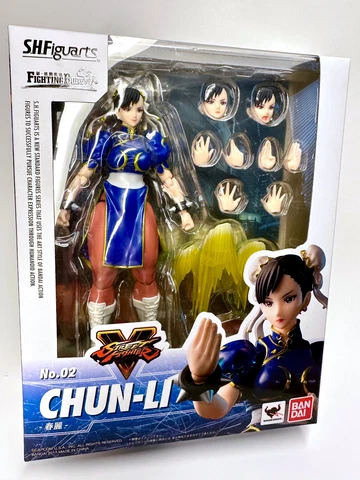 S.H. Figuarts Chun-Li - Street Fighter V - Action Figure Complete in Box Cover