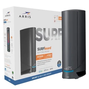 ARRIS Surfboard G34 DOCSIS Modem &  Router AX3000 Comcast Xfinity, Cox, Spectrum - Picture 1 of 6