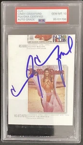 Sexy Autógrafo Cindy Crawford Corte Firmado Rolling Stone Súper Modelo PSA/ADN Gem10 - Imagen 1 de 4