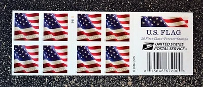 2017USA #5161 Forever U.S. Flag US - Booklet of 20  Mint  (APU) - Image 1 of 2