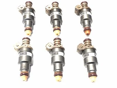 JUEGO DE 6 INYECTORES DE COMBUSTIBLE BOSCH 1988-1992 EAGLE 3.0L 1982-1987 BMW 2.7L Foto 1 de 2