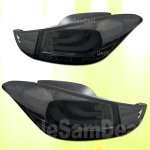 SMOKE LED TAIL LIGHTS TRUNK 4 PIECE AMBER LED SIGNAL FOR 11-13 ELANTRA SEDAN - Bild 1 von 3