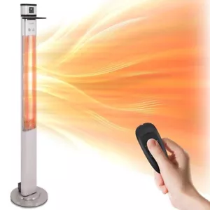SereneLife Aluminum Steel Remote Control Heater 1500 Watt High-Efficiency - Picture 1 of 1