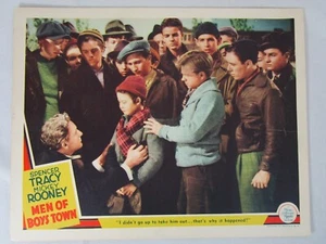 Men of Boys Town 1941 Lobby Card Spencer Tracy Mickey Rooney 11x14 - Picture 1 of 10