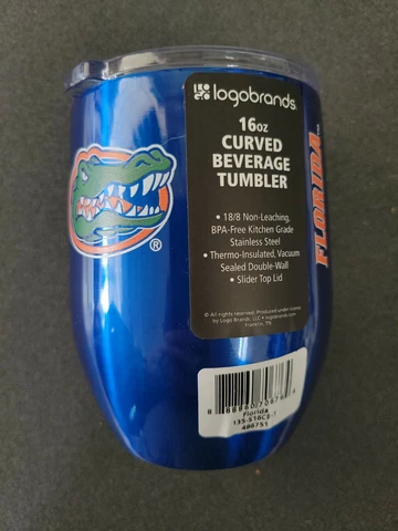 Florida Gators 16oz Curved Ultra Travel Tumbler [NEW] NCAA Cup Mug Coffee Drink Cover