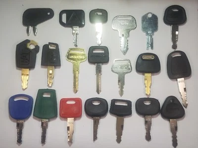 20 Keys Cat,Volvo,Hitachi,John Deere,JCB, Komatsu,Kobelco,Kato,Liugong,Case - Image 1 of 4