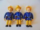 Fireman Sam & Penny Jointed Action Figures Lot From 2005 Genuine S4c Prism Toys
