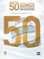 Alfred's Top 50 Songs From Warner Bros Film Collection Piano Vocal Guitar Book