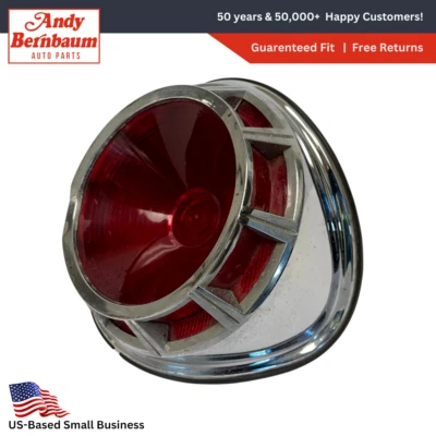 Chrysler 1963 luz trasera derecha lámpara cubierta de lente y carcasa cromada 2243136 nuevo de stock Foto 1 de 4