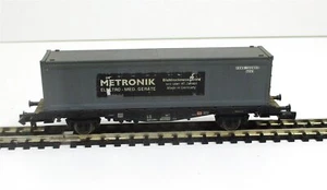 Vagón portacontenedores Spur N Fleischmann Metronik KKK DB o embalaje original (5829K) - Imagen 1 de 1