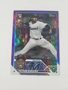 2023 Topps Update George Soriano Purple Foilboard /799 #US320 - Picture 1 of 3