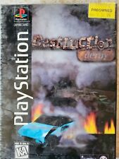 Original 1995 PlayStation 1 Destruction Derby Video Game Long Box Version CIB