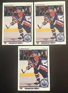 (3) 1990-91 UPPER DECK ADAM TOMBE ROOKIE RC #344 NEW YORK RANGERS OILERS - Foto 1 di 2