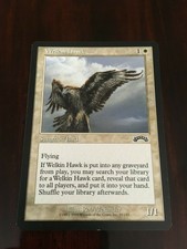Welkin Hawk MTG Exodus Magic