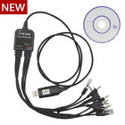 New 8 In 1 Usb Programming Cable For Motorola Cp200 Cp340 Cp360 Cp380 Ct150