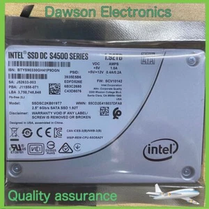Intel SSD S4500 DC Series 1.92TB 2.5" SATA III Solid State Drive SSDSC2KB019T7 - Picture 1 of 2