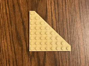 LEGO hellbraune Keilplatte 8 x 8 geschnittene Ecken 30504 (1 Stück) guter Zustand. Niedriger Preis - Bild 1 von 2