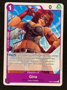 One Piece OP07-065 Gina English - 500 Years In The Future - Picture 1 of 2