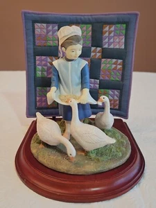 The Amish Heritage Ltd Edition - Hungry Geese - #30044 With Box And Certificate - Picture 1 of 11