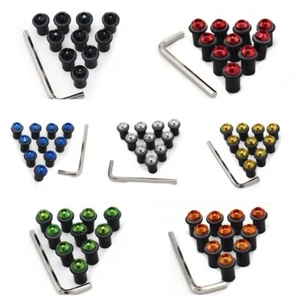 Universal Windscreen Windshield Bolts Kit Screw for Kawasaki Honda Suzuki Yamaha - Picture 1 of 57