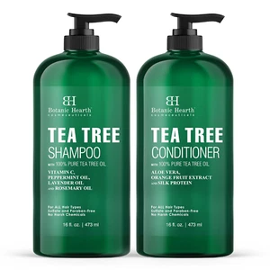 Teebaum Shampoo und Conditioner Set - mit 100% reinem Teebaumöl, bei juckenden und - Bild 1 von 12