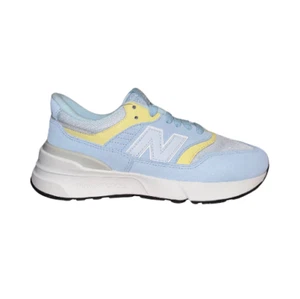 Zapatos para correr NEW BALANCE GR997RSL-W 997R V1 Jr`s (anchos) azul claro gamuza y malla - Imagen 1 de 5