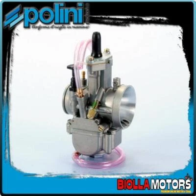 201.0170 CARBURATORE POLINI 32 APRILIA SR 50 2T mod.94, 95, 96 H2O VALVOLA PIATT - Изображение 1 из 4