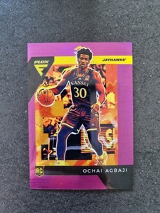 2022-23 Panini Chronicles Flux Draft Picks Ochai Agbaji Purple Parallel 42/49!!
