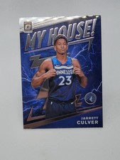 JARRETT CULVER 2020 OPTIC #19 MY HOUSE Minnesota Timberwolves Basketball Card