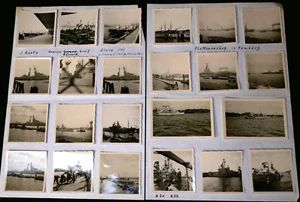 Fotos de la Armada Alemana de la Era de la Guerra Fría Bundesmarine Hamburgo U21 U22 Original - Imagen 1 de 10