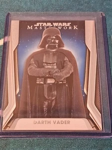 2021 Star Wars Masterwork Trading Card Blue #29 Darth Vader - Picture 1 of 2