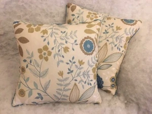 NEW LISTING ARIA BY HARLEQUIN 1 PAIR OF 18" CUSHION COVERS BEAUTIFUL DESIGN ! - Picture 1 of 4