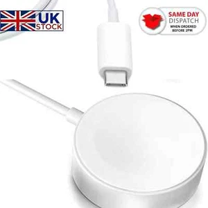 Genuine Apple Watch Series Ultra SE 9/8/7/6/5/4/3 Magnetic Charger USB-C Cable - Picture 1 of 14