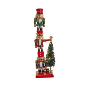 Kurt Adler 18-Inch Battery Operated Nutcracker with Light Up Tree - Picture 1 of 1