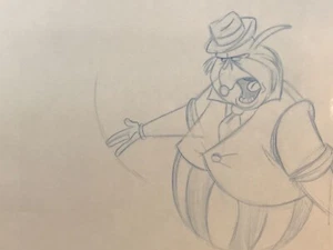 Vintage Disney Original Production Drawing From " Rockadoodle “ 1990’s - Picture 1 of 2