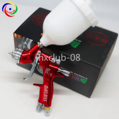For Devilbiss Red Spray LVMP Car Pain Tool Pistol Gun GTI PRO LITE 1.3mm Nozzle - Image 1 of 3