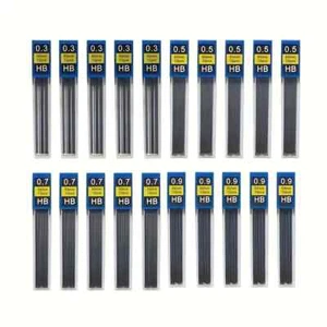 Recarga de cables HB para lápiz mecánico automático-12 cables de recarga por tubo 0.3-1.3 - Imagen 1 de 12