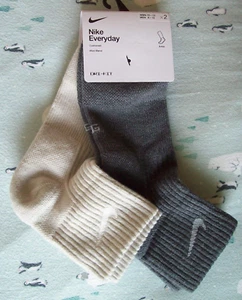 NIKE 2 Paar WOLLMISCHUNG ALLTAG "JUST DO IT" Herren KNÖCHELSOCKEN Große 8-12/10-13 - Bild 1 von 7