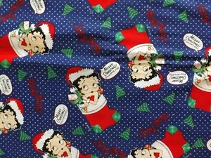 rare! BETTY BOOP IN STOCKING - BTFQ - 18"X22" - Picture 1 of 2